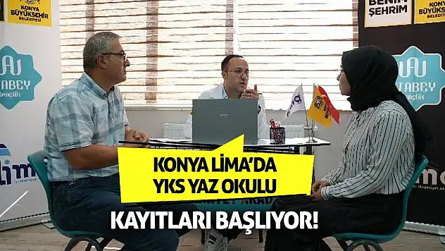 Konya LİMA'da YKS Yaz Okulu Kayıtları Başlıyor!