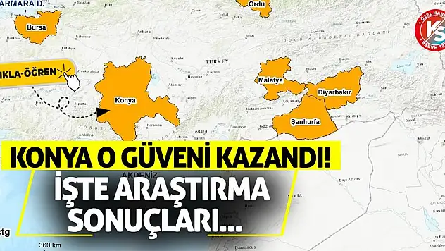 Konya O Güveni Kazandı! İşte Araştırma Sonuçları...