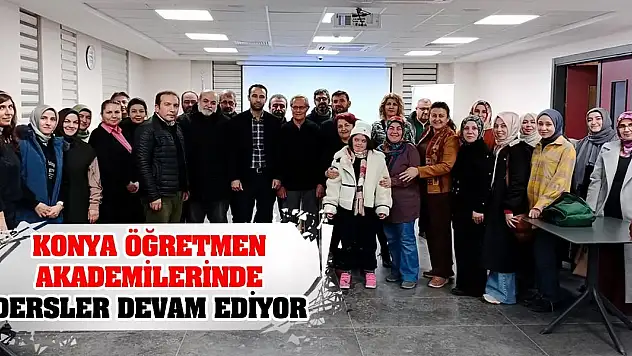 Konya öğretmen akademilerinde dersler devam ediyor