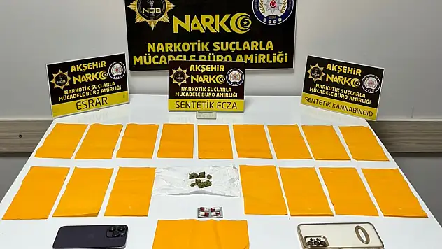 Konya polisi 14 bin kullanımlık bonzai ele geçirdi