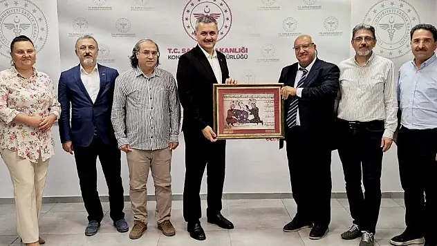 Konya Tabip Odası'ndan Yusuf Yavuz'a Hayırlı Olsun Ziyareti