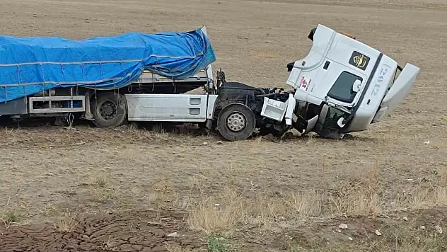 Konya yolunda feci kaza! Şarampole yuvarlandı!