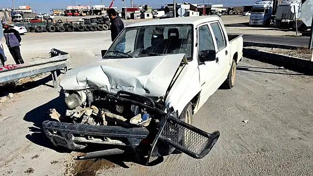 Konya yolunda kaza! 1 yaralı!