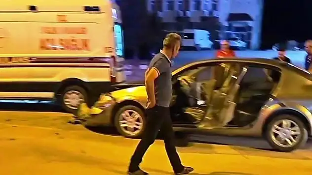 Konya'da 2 otomobil çarpıştı: 2 yaralı