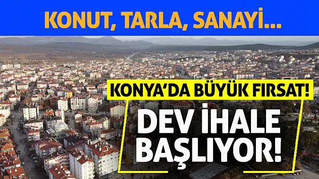 Konya'da 23 Bin TL'ye Arazi Satışı Yapılacak!