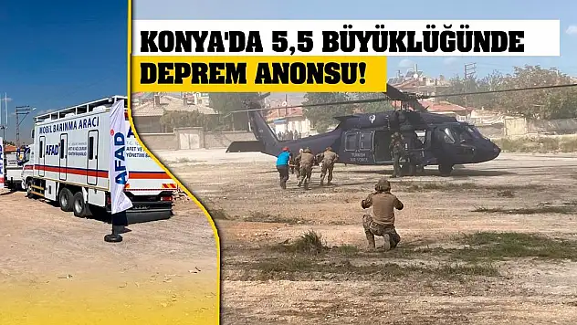 Konya'da 5,5 büyüklüğünde deprem anonsu! Olanlar oldu!