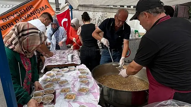 Konya'da 7 bin kişiye aşure ikram edildi