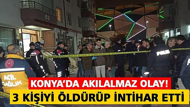 Konya'da acı olay! 4 kişilik aile evinde ölü bulundu!