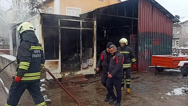 Konya'da akılalmaz olay! Sobayı tinerle yakmaya çalışırken yandı!
