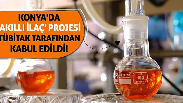 Konya'da 'akıllı ilaç' projesi TÜBİTAK tarafından kabul edildi!