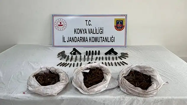 Konya'da Bağ Evinden Cephanelik Çıktı!