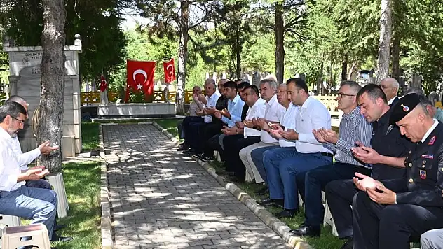 Konya'da bayramlaşma töreni yapıldı
