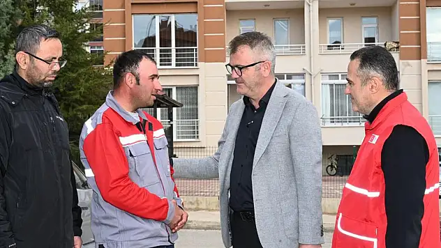 Konya'da belediye çalışanından Gazze'ye anlamlı destek