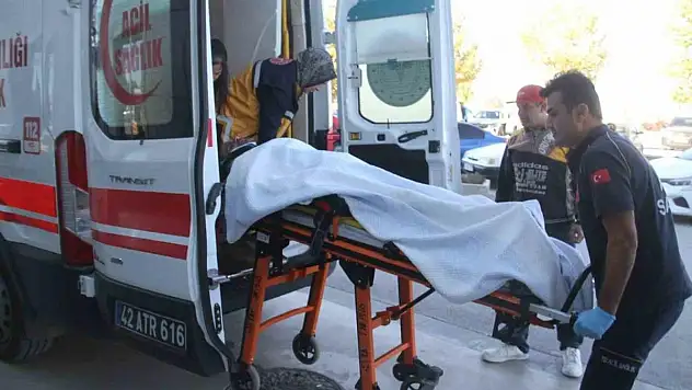 Konya'da bir işçi inşaattan düştü!