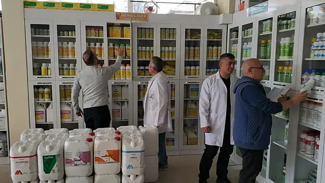 Konya'da bitki koruma ürünü bayilerine sıkı takip