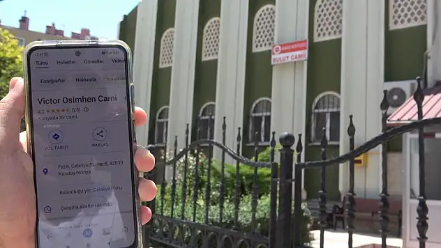 Konya'da bu caminin adını görenler şok oldu!