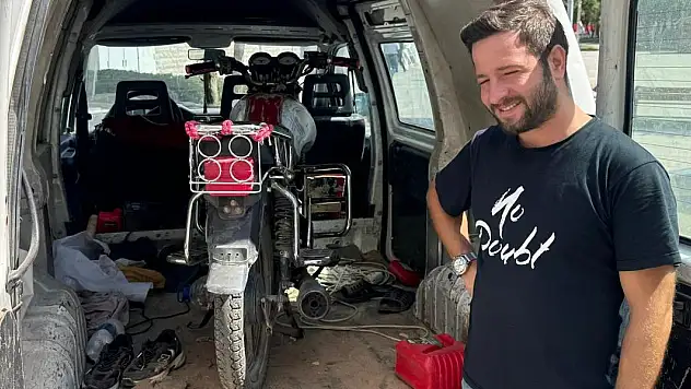 Konya'da çalınan motosikletine 4 yıl aradan sonra kavuştu
