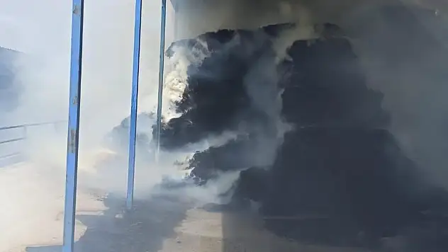 Konya'da çiftlikte yangın çıktı!