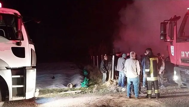 Konya'da çıkan yangın yürekleri ağza getirdi!