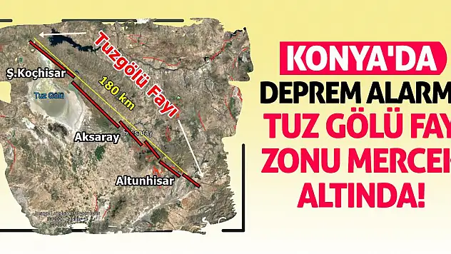 Konya'da Deprem Alarmı: Tuz Gölü Fay Zonu Mercek Altında!