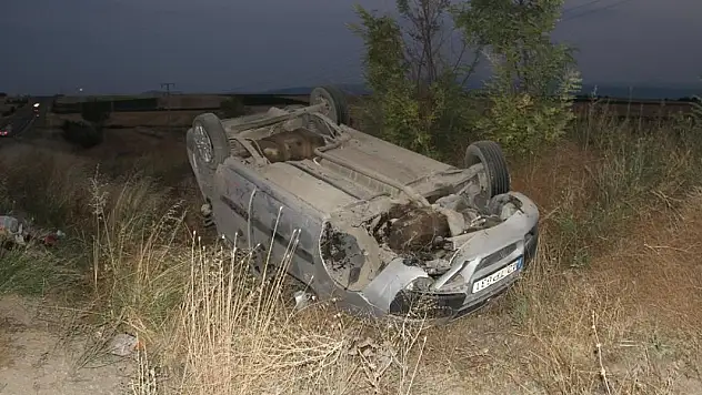 Konya'da devrilen hafif ticari araçtaki 6 kişi yaralandı