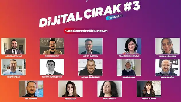 Konya'da Dijital Çırak Programı Yeni Katılımcılarını Bekliyor!