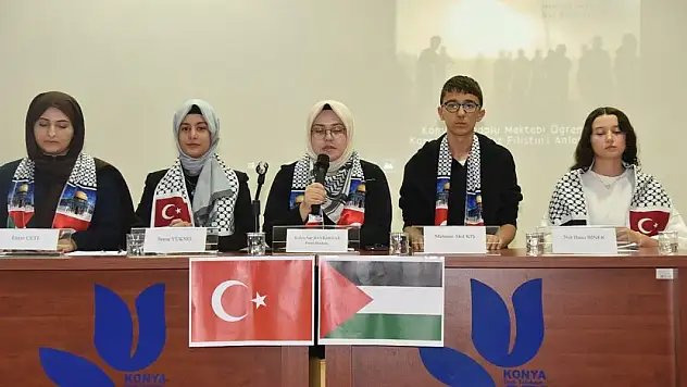 Konya'da Direnişten Dirilişe Filistin Panelleri Yapıldı
