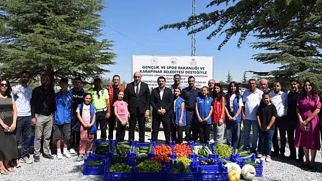Konya'da Doğayla El Ele Projesinde Hasat Zamanı