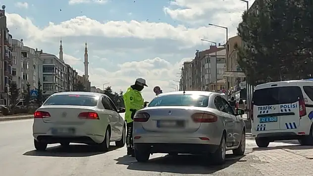 Konya'da dron destekli trafik denetimleri