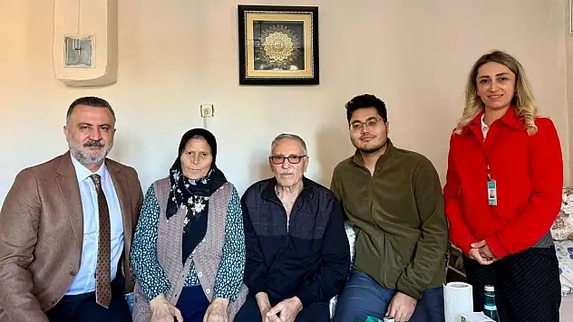 Konya'da Evde Sağlık Hastalarına Moral Ziyareti
