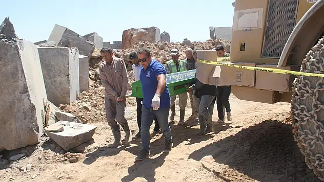 Konya'da feci kaza! Maden Mühendisi Mermer Blok Altında Can Verdi!