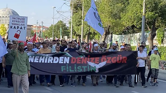 Konya'da 'Gazze İçin Küresel Vicdan Yürüyüşü!'