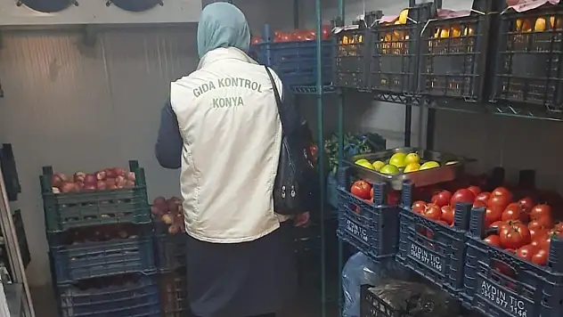 Konya'da gıda dedektifleri mesaide