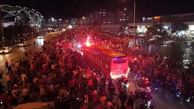 Konya'da gözleri kamaştıran anlar
