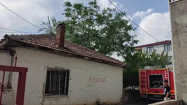 Konya'da gurbetçiye ait müstakil ev yandı!