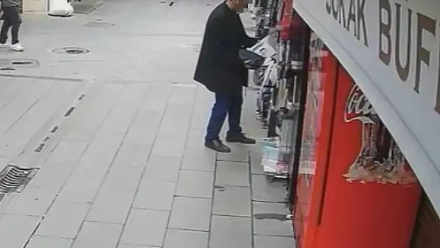 Konya'da hırsızlık vakası kameralara yansıdı!