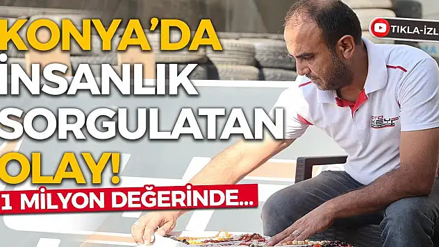 Konya'da İnsanlık Sorgulatan Olay! 1 Milyon Değerinde…