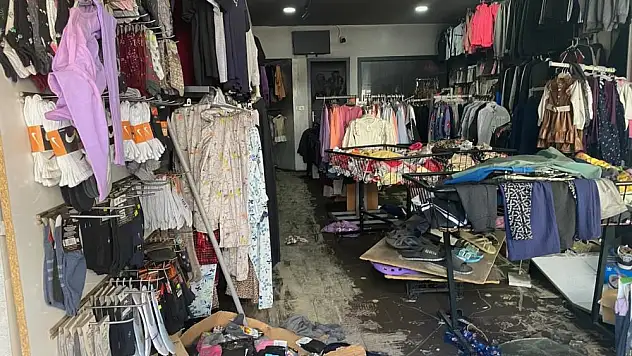 Konya'da iş yerinin bodrumunda yangın çıktı