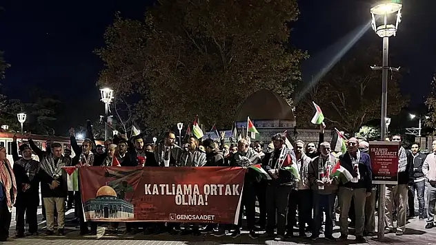 Konya'da İsrail'in saldırıları protesto edildi