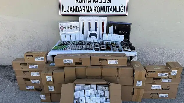 Konya'da jandarmadan kaçakçılara operasyon