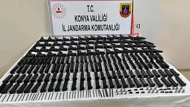 Konya'da jandarmadan silah operasyonu