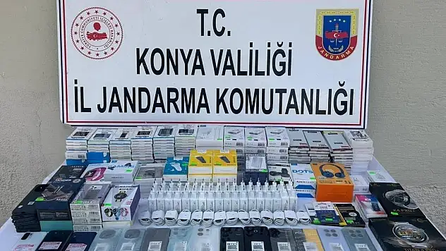 Konya'da Kaçak Elektronik Operasyonu: Piyasa Değeri 500 Bin Lira!