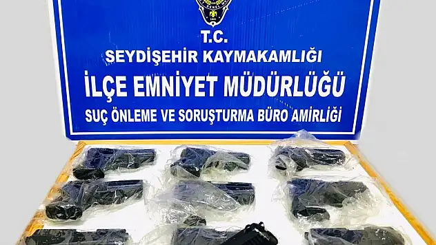 Konya'da Kaçak Silah Avı! 4 Şüpheli Yakalandı