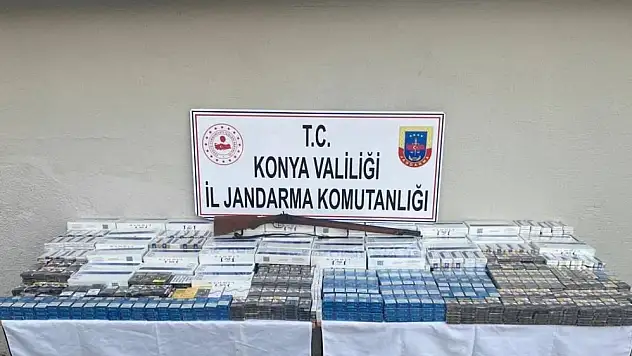 Konya'da kaçakçılık operasyonu! 3 kişi serbest bırakıldı