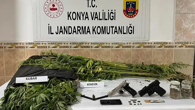 Konya'da Kaçakçılık ve Uyuşturucu Baskınında 3 Kişi Tutuklandı