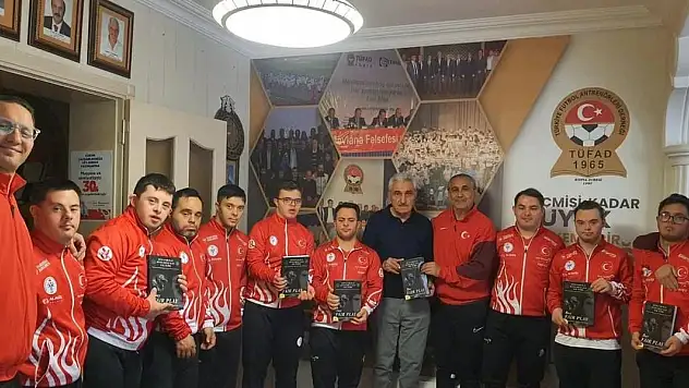 Konya'da kamp yapan Şampiyonlar TÜFAD'ı ziyaret etti