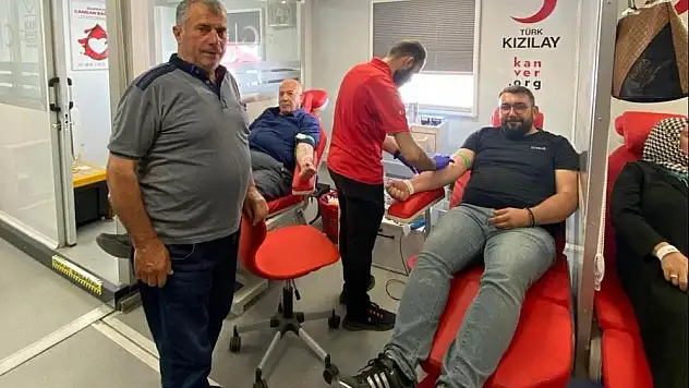 Konya'da kan bağışı kampanyası yapıldı