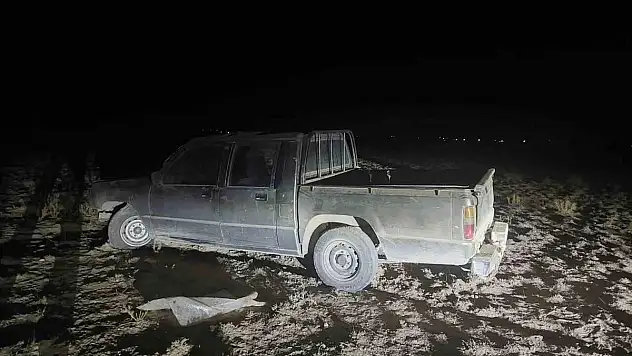 Konya'da Kaza! Pikap Şarampole Uçtu: 2 Yaralı