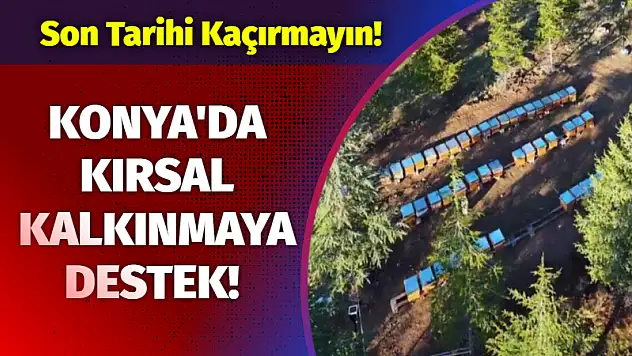 Konya'da Kırsal Kalkınmaya Destek! Son Tarihi Kaçırmayın!
