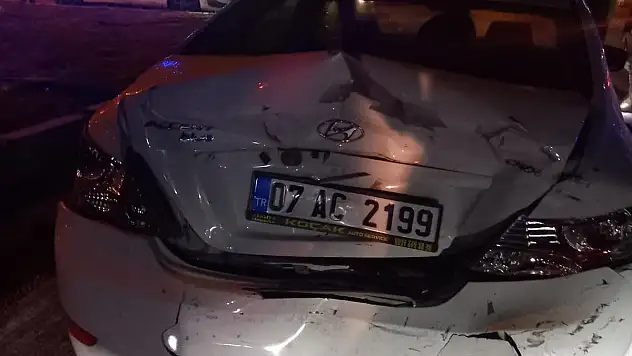 Konya'da Korkutan Kaza: Otomobile Arkadan Çarptı, 1 Yaralı!